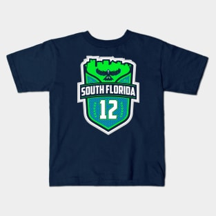 South Florida 12s on Dark Kids T-Shirt